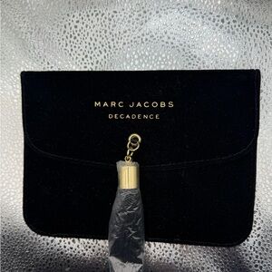 Marc Jacobs Black Pouch with Gold Accents